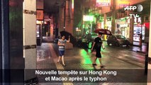 Une deuxième tempête touche Macao et Hong Kong
