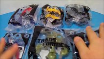 new TRANSFORMERS PRIME SET OF 6 McDONALDS HAPPY MEAL KIDS TOYS VIDEO REVIEW