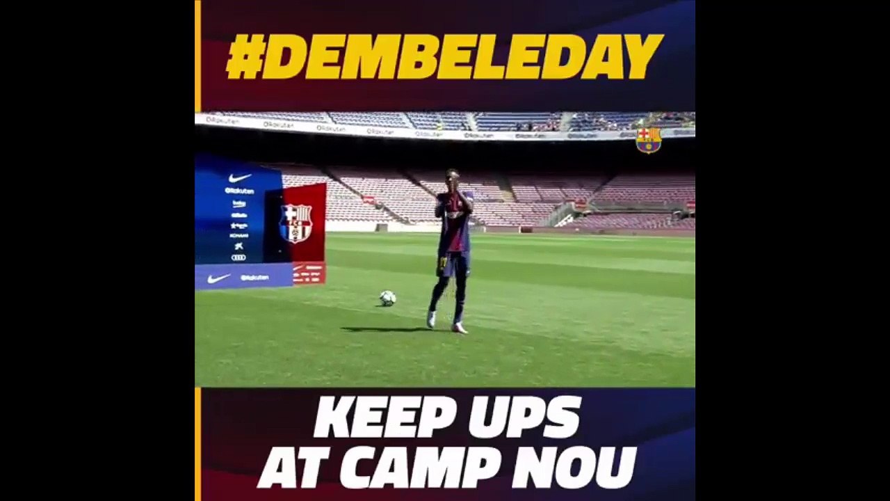 #DembeleDay - Joining Barcelona of Ousmane Dembélé
