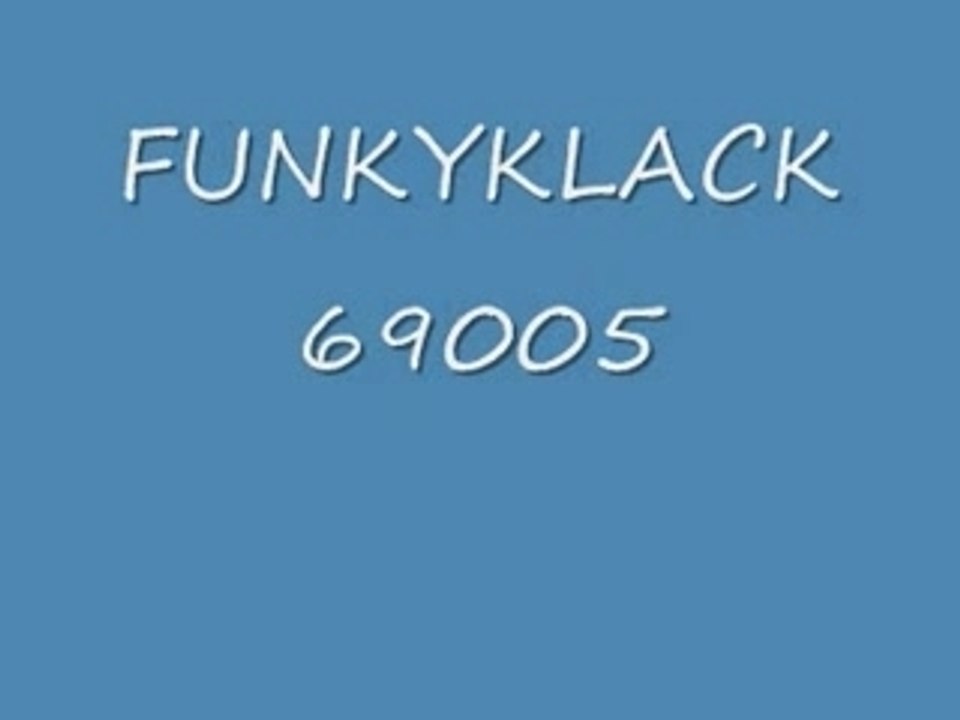 funk 69005 funkyklack