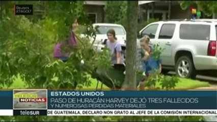 Fallecen tres en Arkansas por el paso del huracán Harvey
