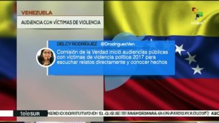 Tuitea pdta. de ANC sobre inicio de audiencia de Comisión de la Verdad