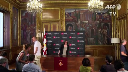 La maire de Barcelone invite tout le monde à manifester samedi