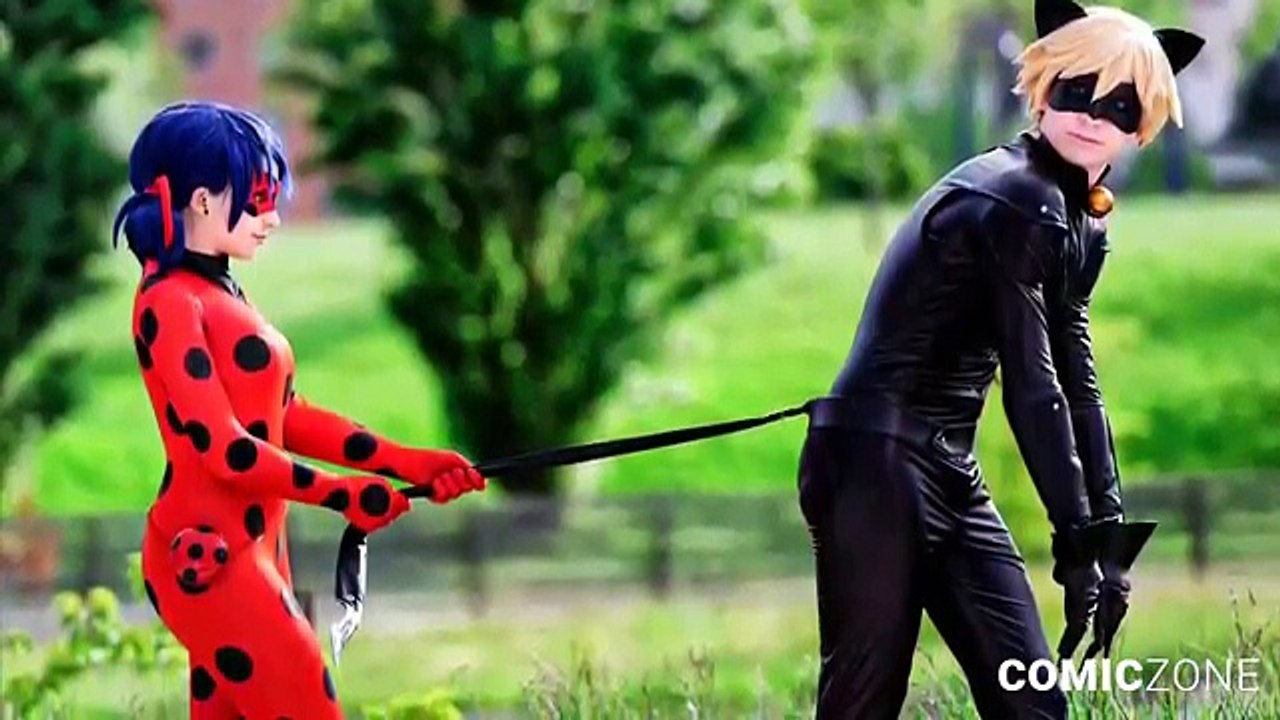 Real Life Miraculous Ladybug Live Cosplay! - Marinette, Adrien, and Miraculous Ladybug IRL