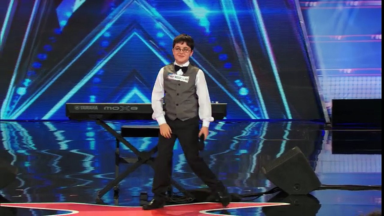 Adrian Romoff_ 9-Year-Old Piano Player Wows Judges - America's Got Talent 2014 (Highlight)