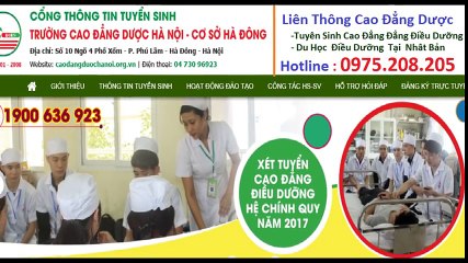 Trường Cao Đẳng Dược Hà Nôi , Tuyển Sinh Lớp Liên Thông Cao Đẳng Dược ,Học Buôi Tối, (2)