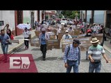 Bloqueos de la CNTE en Oaxaca impiden llegada de combustible a gasolineras/ Ingrid Barrera