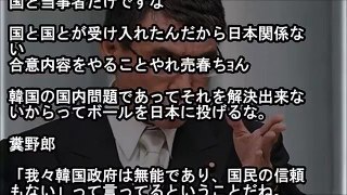 【日韓合意】河野大臣の踏み絵に『韓国外相が”最悪の返し”を言い放ち』日本側騒然。お前の問題だ！とツッコミ殺到