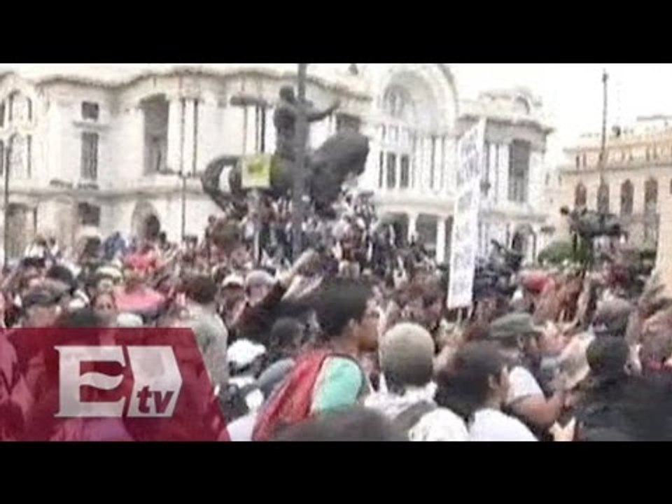 Crónica de la megamarcha de la CNTE en la Ciudad de México / Kimberly Armengol