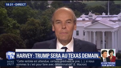 Tempête Harvey: Trump au Texas ce mardi, "un exercice délicat"
