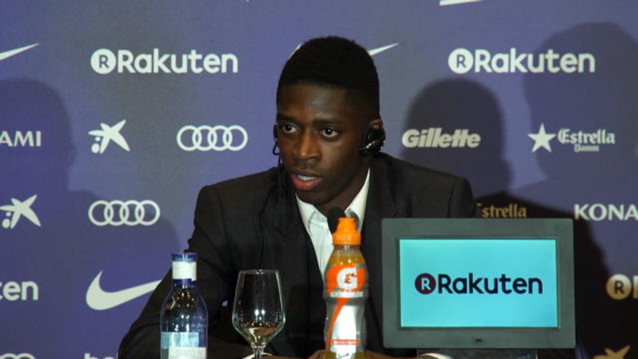 Barça - Dembélé : ''Avec les meilleurs joueurs au monde''