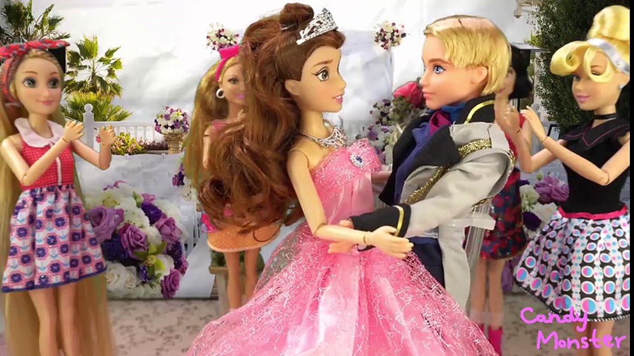 Disney Prince Belle Wedding Morning Routine Love Story عرس صباح اليوم الروتين