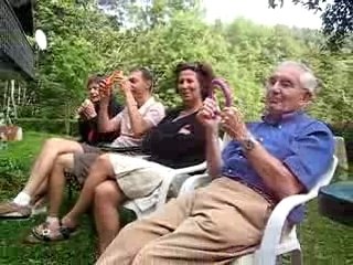 Spectacle de Baptiste au chalet du Bonhomme