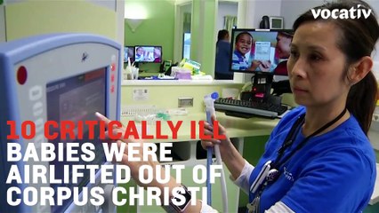 10 Critically Ill Infants Evacuated From Hurricane Harvey's Path