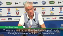 Deschamps backs Mbappe move to PSG