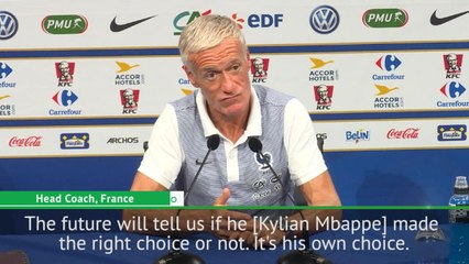 Deschamps backs Mbappe move to PSG