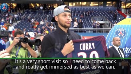Stars collide as Steph Curry meets Neymar at PSG