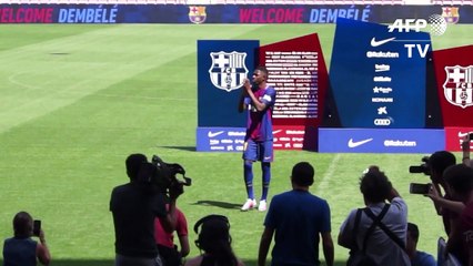 Barcelone: "Je ne suis pas là pour remplacer Neymar" (Dembélé)