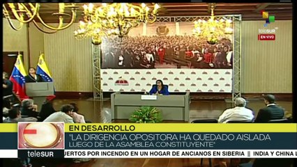 Delcy Rodríguez: ANC llegó con su poder sanador a Venezuela