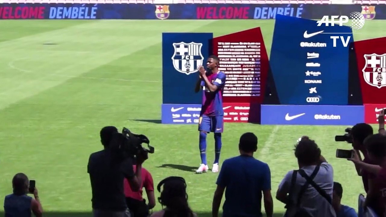 Barcelone: "Je ne suis pas là pour remplacer Neymar" (Dembélé)