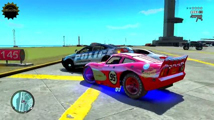 Voiture voiture grandiose foudre test vol Iv rayo mcqueen dinoco crash