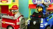 Paw Patrol Chase and Rubble Rescue Duplo Lego Spiderman Superheroes at Adventure Bay Towns