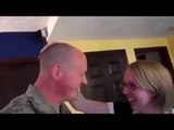 Soldier Suprises His Family At Lunch