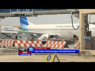 Download Video: Penerbangan Bandara Sultan Syarif Kasim Dua Pekanbaru Berangsur Normal -NET17