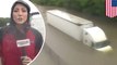 TV crew helps save driver in flooded semi during Hurricane Harvey
