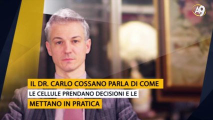 Il Dr. Carlo Cossano parla di come le cellule prendano decisioni e le mettano in pratica