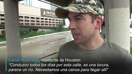 Houston bajo agua por tormenta tropical Harvey