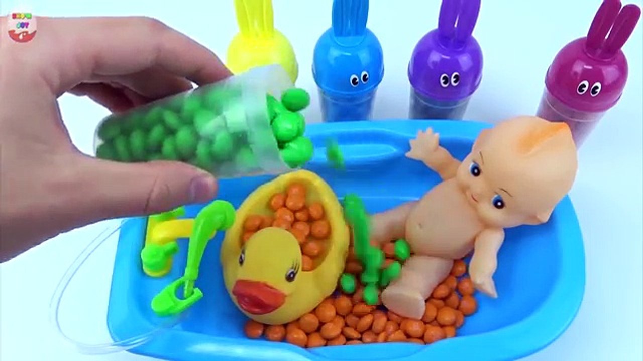 Детка ребенок ванна Конфеты Дети шоколад цвета кукла для Радуга шприц время Игрушки с