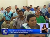 El Ministro de Trabajo Raúl Ledesma se reunió con gremios laborales