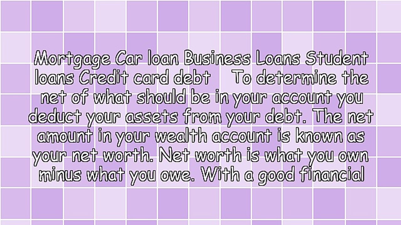 Financial Planning: Your Wealth Account