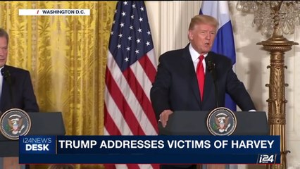 i24NEWS DESK | Trump welcomes Finland President at WH | Monday, August 28th 2017