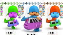 Learn Animals with Talking Pocoyo Colors Reion Compilation Funny Videos 2016