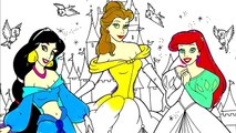 Aurore Livre Cendrillon coloration jasmins Princesse neige blanc Pages disney ariel bel