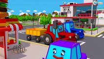Video para Criançinhas - Сaminhão e Tratores - Escavadeira e Escavadora - Desenho Animado