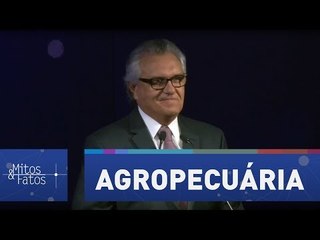 Caiado: "só não estamos em uma crise mais profunda por causa da agropecuária" | Mitos e Fatos
