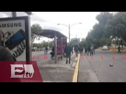 Manifestantes bloquean circulación en avenida Insurgentes / Ricardo Salas