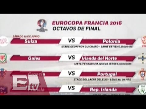 Así se jugarán los octavos de final de la Eurocopa / Adrenalina