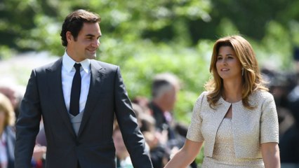 Roger Federer Wife's Mirka (2017)