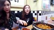 왕소라★ 치즈 떡볶이.주먹밥 매운 닭발 (소라,타조,여제) Mukbang 먹방,