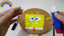 Sünger Bob KAĞITTAN How to Make Paper SpongeBob 스폰지밥 네모바지