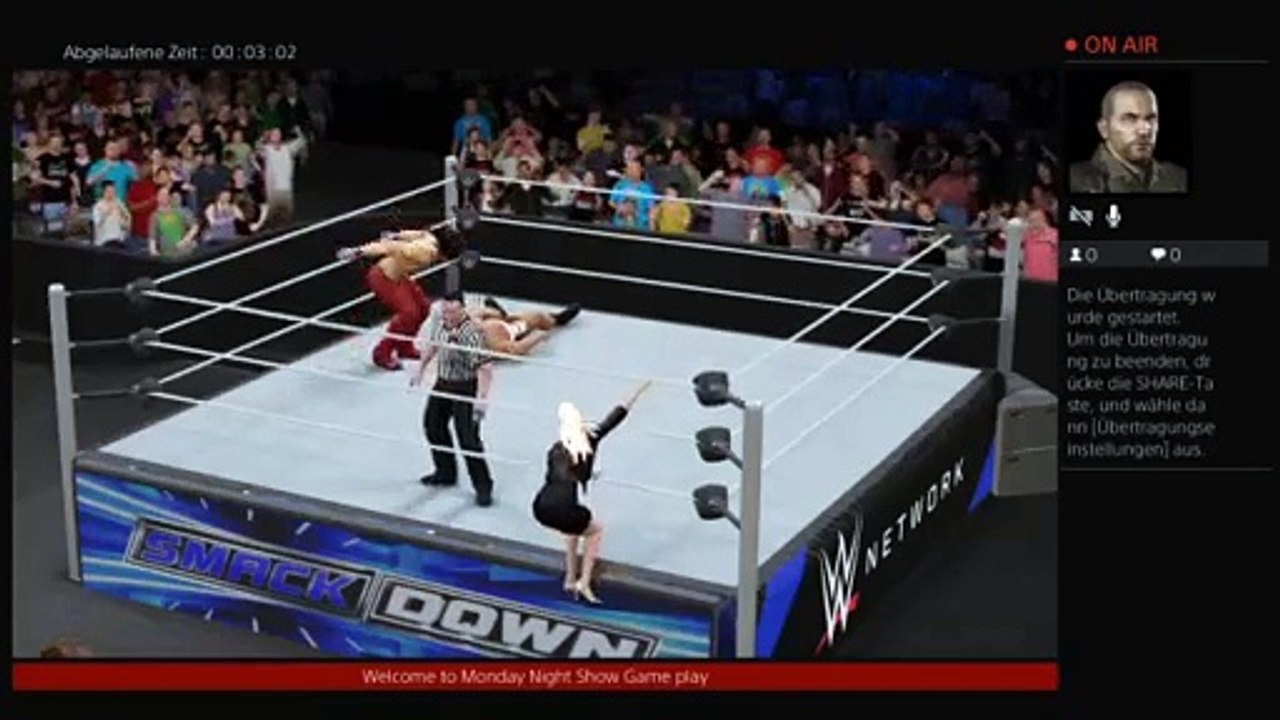 WWE Moday Night Show live (7)