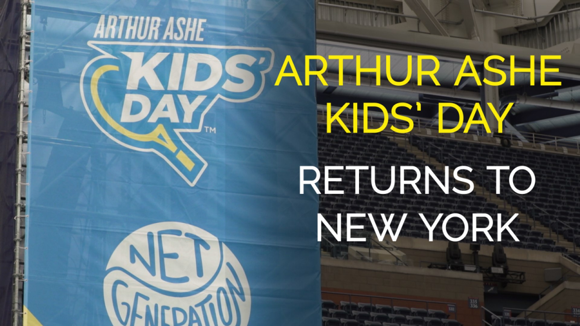 ⁣Young celebrities and artists perform for Arthur Ashe Kids' Day in New York