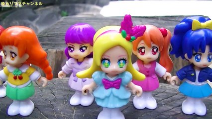 伝説の 虫取り に行くよ！ キラキラプリキュアアラモード カブトムシ スライム ゴキブリ 公園 人形 キュアマカロン 戦い 虫 おもちゃアニメ 幼児 Precure Alamode