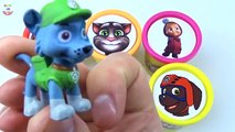 Сups Stacking Toys Play Doh Clay Talking Tom Cars McQueen Masha Paw Patrol LEARN COLORS