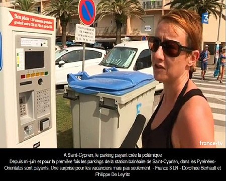 SAINT CYPRIEN 66750 : RETOUR A LA GRATUITÉ DU STATIONNEMENT