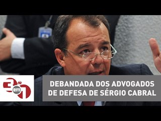 Debandada dos advogados de defesa de Sérgio Cabral